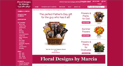 Desktop Screenshot of floraldesignsbymarcia.com