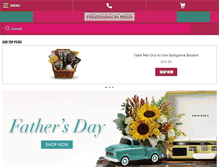 Tablet Screenshot of floraldesignsbymarcia.com